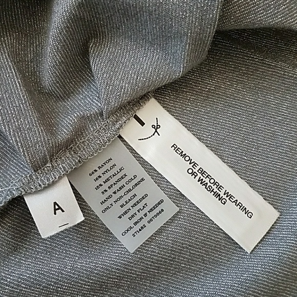 Silver one shoulder tee - Picture 4 of 5